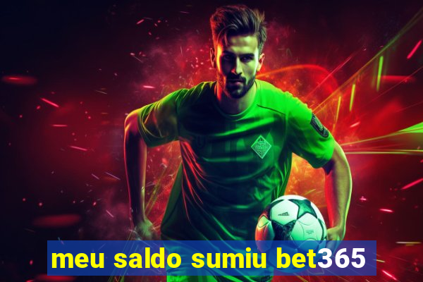 meu saldo sumiu bet365