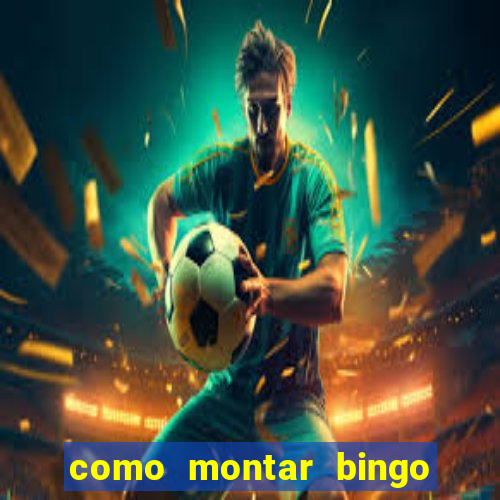 como montar bingo brinquedos toia