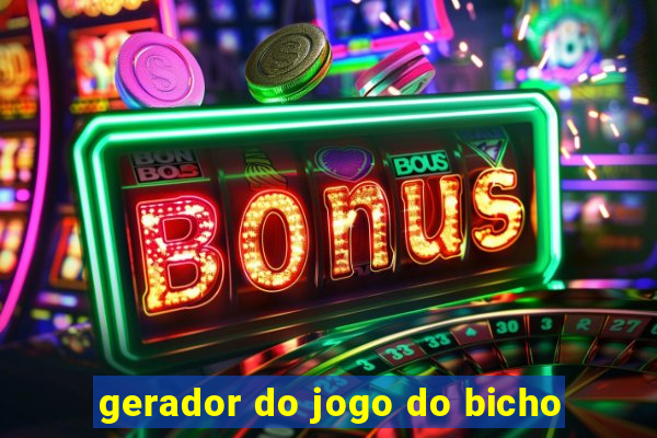 gerador do jogo do bicho