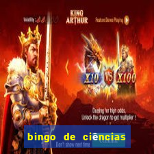 bingo de ciências 6 ano