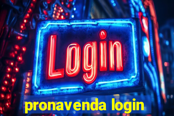 pronavenda login