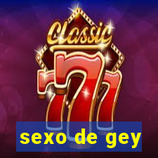 sexo de gey