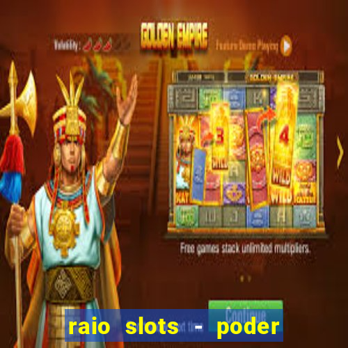 raio slots - poder de zéus