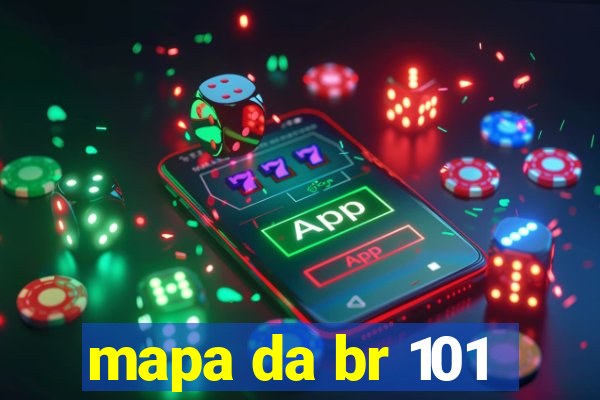 mapa da br 101