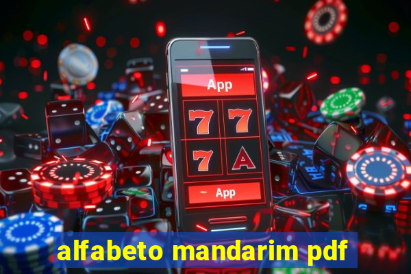 alfabeto mandarim pdf