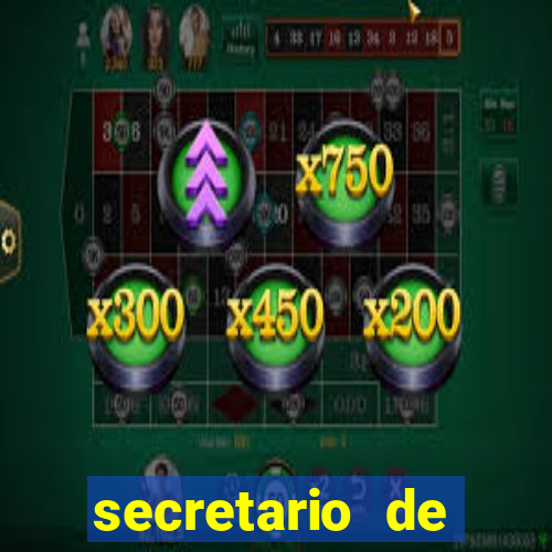 secretario de esporte salario