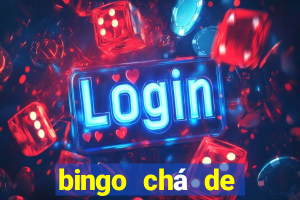 bingo chá de bebê excel