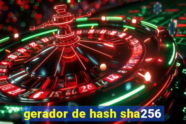 gerador de hash sha256