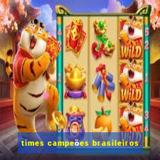 times campeões brasileiros