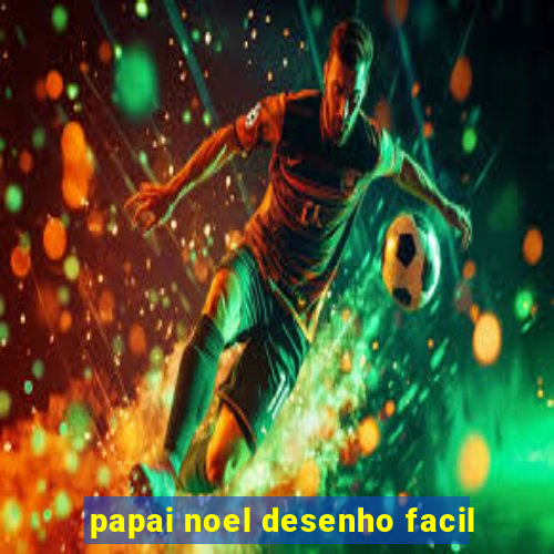 papai noel desenho facil